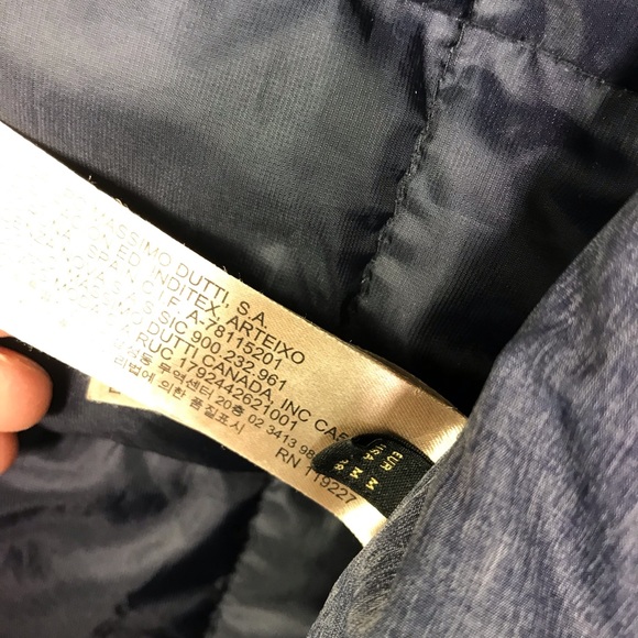 Massimo Dutti Feather Down Jacket Sz M - Picture 6 of 8